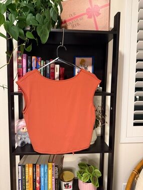 Wild Fable Rust Orange Cap Sleeve Top
